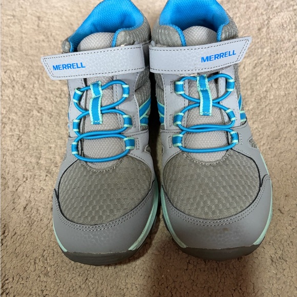 Merrell Shoes - Merrell Gray & Blue Active Sneaker